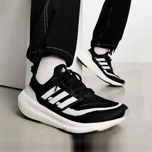 adidas ultra boost light Black & White women’s running shoes